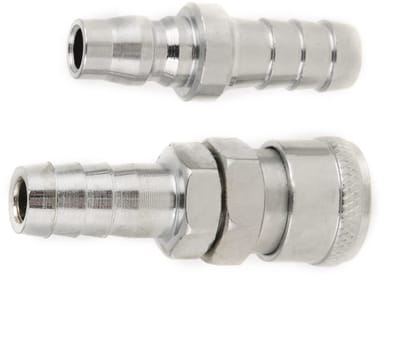 Dailygoods- Luchtslangen 8 Stuks - Snelkoppeling 1/2 Inch BSP - Koppelingsschakelaars - Mannelijke/Vrouwelijke Schroefdraad - Persluchtbuis - Binnendiameter 12-13 mm - Snelkoppelingen