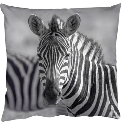 Sierkussens - Kussentjes Woonkamer - 50x50 cm - Zebra's - Zwart - Wit