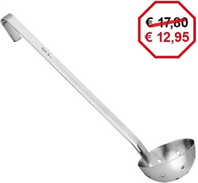 Opscheplepel Geperf.16,0cm - Emga 720439