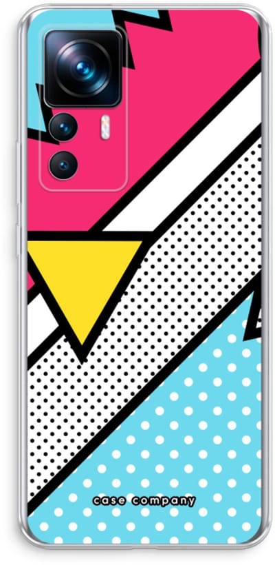 Case Company® - Hoesje geschikt voor Xiaomi 12T hoesje - Pop Art #3 - Soft Cover Telefoonhoesje - Bescherming aan alle Kanten en Schermrand