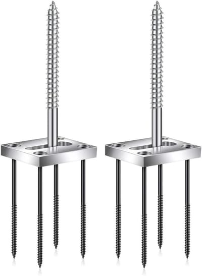 Bevestigingsset Leuning - Installatie Hardware - Trappen Monteren - 2 Sets Inclusief - 16x12x3 cm - Zilver
