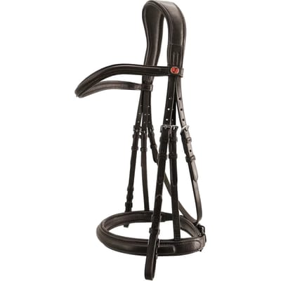 Hoofdstel Kieffer Ultrasoft® Sue Arched Leather Browband