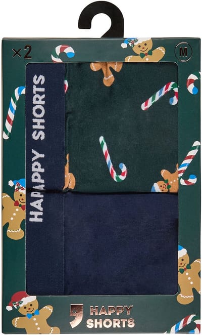 Happy Shorts Boxer Kerstmis