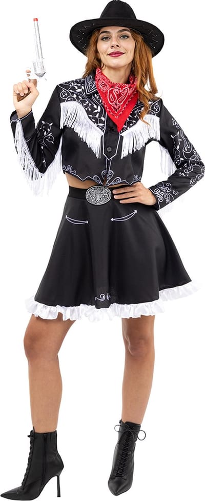 FUNIDELIA Cowgirl Kostuum voor vrouwen - Maat: S - Bruin
