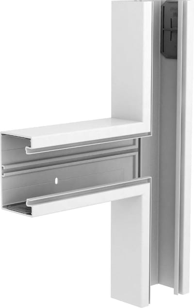 OBO Bettermann T-stuk 70x110mm polyvinylchloride zuiverwit RAL 9010, 6274360
