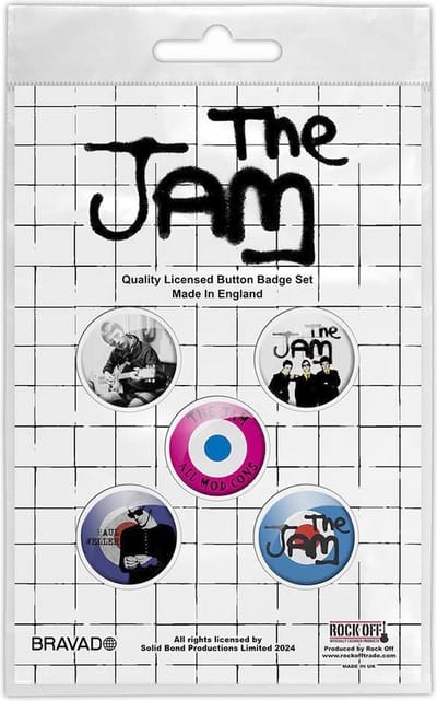 The Jam - All Mod Cons Badge/button - Set van 5 - Multicolours