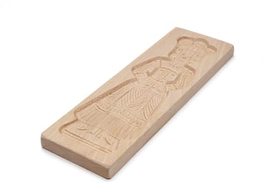 KitchenBasics Speculaasplank - Bakker (vrouw) / incl. receptsticker