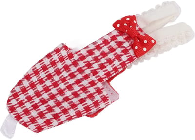 Dailygoods - Papegaaien Pilot Pak - Vogelluier met Strik Ontwerp - Rood Rooster - Comfortabel Katoen - Geschikt voor Budgies en Ara