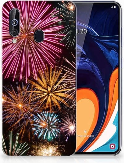 Samsung Galaxy A60 Silicone Back Cover Vuurwerk