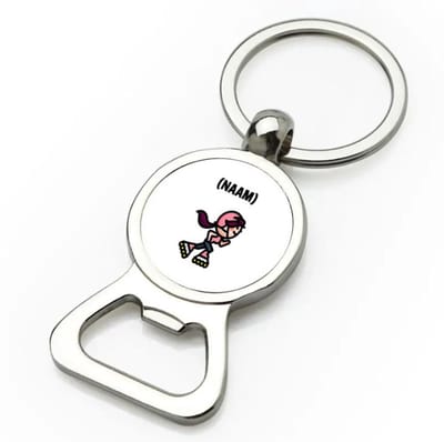Akyol - skeeleren met eigen naam flesopener - Sport - skeeleraars - skaten - 9 bij 3 cm