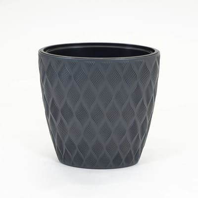Vita Flow bloempot ellipse 60 antraciet