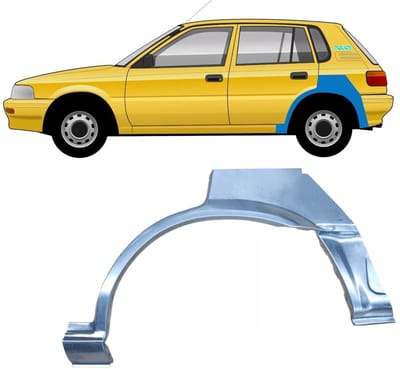 Reparatiepaneel achterspatbord voor Toyota Corolla 1987-1994 / Links