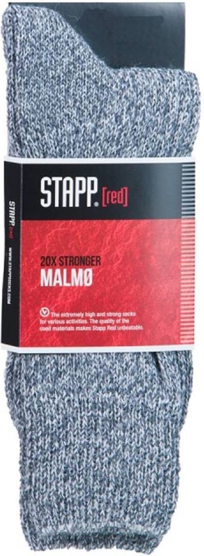 STAPP - 3-Pack - Malmö Noorse Werksokken - Extra Sterk - Naadloos - Heren / Dames - marine melee - 46-47 - 26303