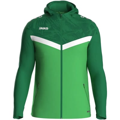 Jako Iconic Jas Met Kap Heren - Zachtgroen / Sportgroen | Maat: 4XL