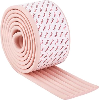 Ladder Antislip Pads - Trappads Zacht - Veiligheid Thuis - Duurzaam Rubber Materiaal - 2 Meter Lang 80Mm Breed - Perzik