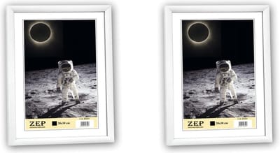 Zep fotolijst - KW3 - Wit - 15x20 cm - Kunststof - 2 stuks