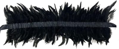 Gothic Dames Sjaal met Veren - Elegante Cape, Stola en Poncho voor Cosplay en Feestjes, Zwart Accessoire voor Carnavalskostuums