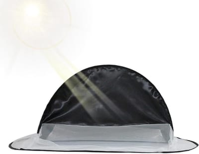 Zichtent vouwbed - Slaaphemel draagbaar - Privacy creëren - Hoge ademend vermogen - 120 x 200 cm - Zwart