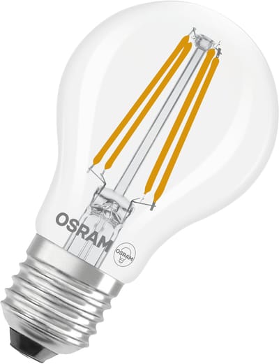 OSRAM LED-lamp Stervorm A60 filament, 2700 K warm wit, 5,9 W, E27, helder, 806 lm, 15.000 h, voor plafond- en staande lampen, woonkamer