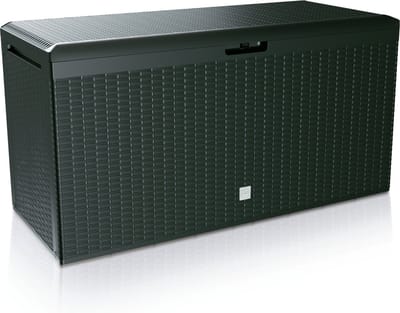 Prosperplast Opbergbox - antraciet - kunststof - 290 liter - 114 x 47 x 59 cm