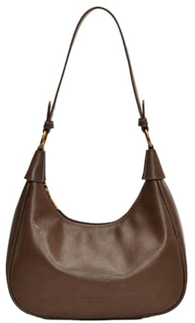 Elegante Kleine Hobo Schoudertas voor Dames - Vintage PU-leer