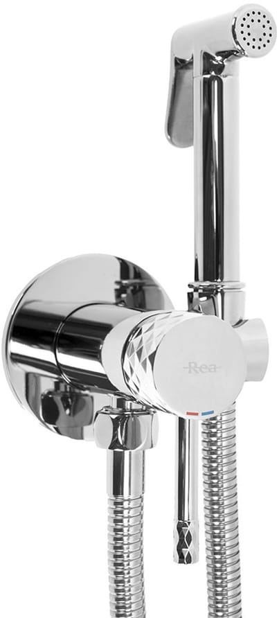 Rea Loop Lungo Diamond - Bidetmengkraan- Chroom
