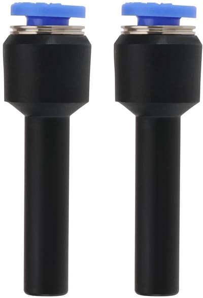 JHUBERS- Reducer 6mm - 4mm - 2 Stuks - Kunststof - Pneumatische Fitting - Push-to-Connect - Betrouwbare Prestaties