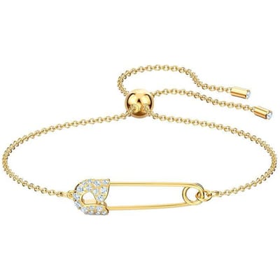 Swarovski So Cool Pin Armband Damesarmbanden Wit Goud 5512739 Box (Random Color) beige