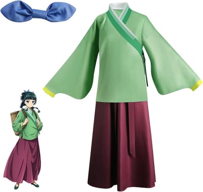 Maomao cosplay kostuum voor fans van anime en manga, perfect voor evenementen en feestjes