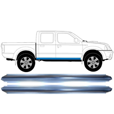 Reparatie dorpel voor Nissan Navara D22 1998-2005 / Links + Rechts / Set