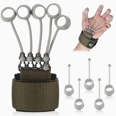 Dailygoods- Vingerversterkers 20 lbs - Handtrainer - Grip Trainer - Weerstand Band - Krachttraining - Duurzaam en Flexibel - Vingertrainer