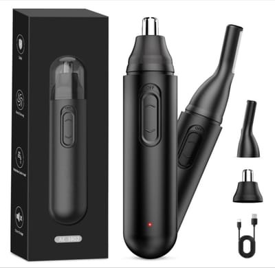 Neustrimmer, Neus- en Oorhaartrimmer Oplaadbaar via USB, LCD-scherm, IPX7 Oortrimmer, Neusscheer voor Mannen en Vrouwen