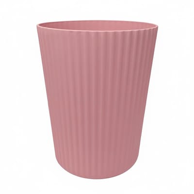 Stevige Ronde Prullenbak van Kunststof voor Kantoor of Kinderkamer, 9 Liter