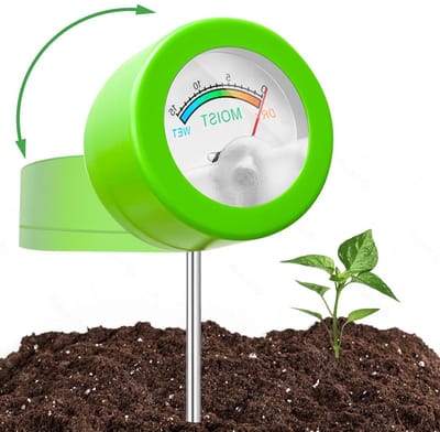 Vochtigheidsmeter voor Planten, 90° Draaibaar, Ideaal voor Tuin en Landbouw, Bodemvocht Sensor, Hygrometer Zonder Batterijen, Nauwkeurige Metingen en Gebruiksvriendelijk