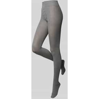 FALKE Family eenkleurig katoen panty dames grijs - maat 36-38