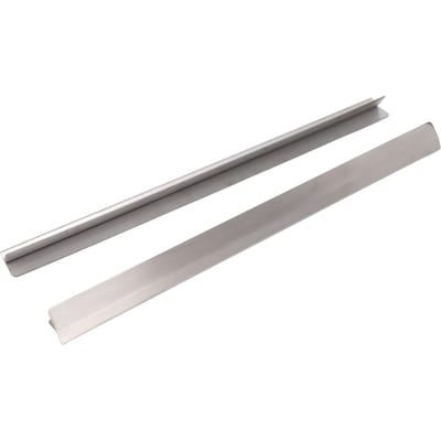 2 PIÈCES Couvre-fente de comptoir de cuisinière Facile à nettoyer Acier inoxydable Couvre-fente pour fournitures de cuisine