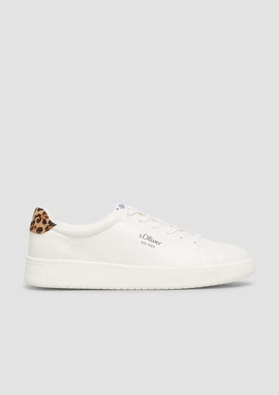 s.Oliver - female - Trainers met plateauzool en leo-detail