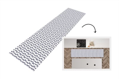 Keukenloper - Loper keuken - Patronen - Zee - Planten - 200x50 cm - Keukenloper vinyl