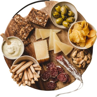 Zuivelhoeve Spaanse Borrelbox Borrelpakket cadeau - Borrelbox voor thuis - Snackpakket - Cadeaupakketten eten & drinken - Alles voor de Borrelplank - Altijd vers - Proef & Geniet