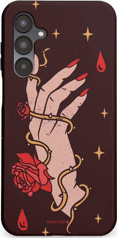 Casetastic Hoesje Geschikt voor Samsung A16 - Stijlvolle Beschermende Duo-layer Case - Hartslag van tijd
