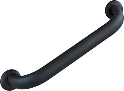 Veiligheidsgreep Badkamer - Ondersteuningshandgreep Douche - Veilig Instappen - Robuust Aluminium Frame - 47.5 cm Lengte - Zwart