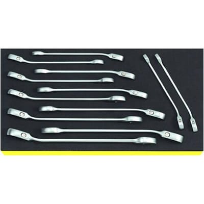 Stahlwille 96830649 TCS 17/12 Steek-ringratelsleutelset Sleutelbreedte (metrisch) 8 - 19 mm