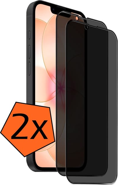 Screenprotector - 2 Stuks - Geschikt voor Apple iPhone 17e - Privacy Filter - Gehard Glas - Beschermglas - Tempered Glass - Screen Protector