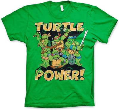 Teenage Mutant Ninja Turtles TMNT Turtle Power! T-shirt Groen