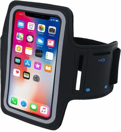 Sport armband Hardloop armband zwart kleur Voor Iphone 11 / Iphone XR / Iphone x / Iphone 8 plus /Sasung S10/ Samsung S9 plus/Samsung S8, Huawei p30 pro, Huawei Mate 20 pro