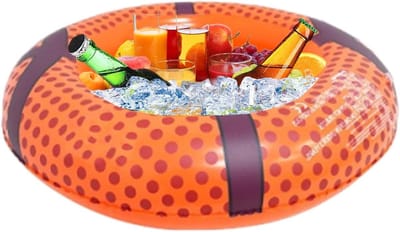 Opblaasbare Cooler - IJsemmer Bar - Feestelijke Drankjes Koelen - Drijvend Ontwerp - 64 x 64 cm - Sportbal