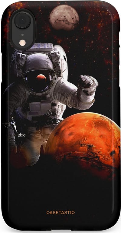 Casetastic Hoesje Geschikt voor Apple iPhone Xr - Stijlvolle Beschermende Duo-layer Case - Stellar avontuur