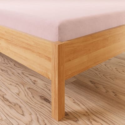 Jersey Hoeslaken DREAMY PREMIUM 180x200cm Lichtroze Katoen