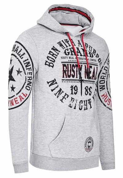 Streetwear trui met capuchon en prints