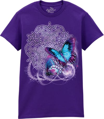 Vlinders Celtic Butterfly The Coloured House T-shirt M